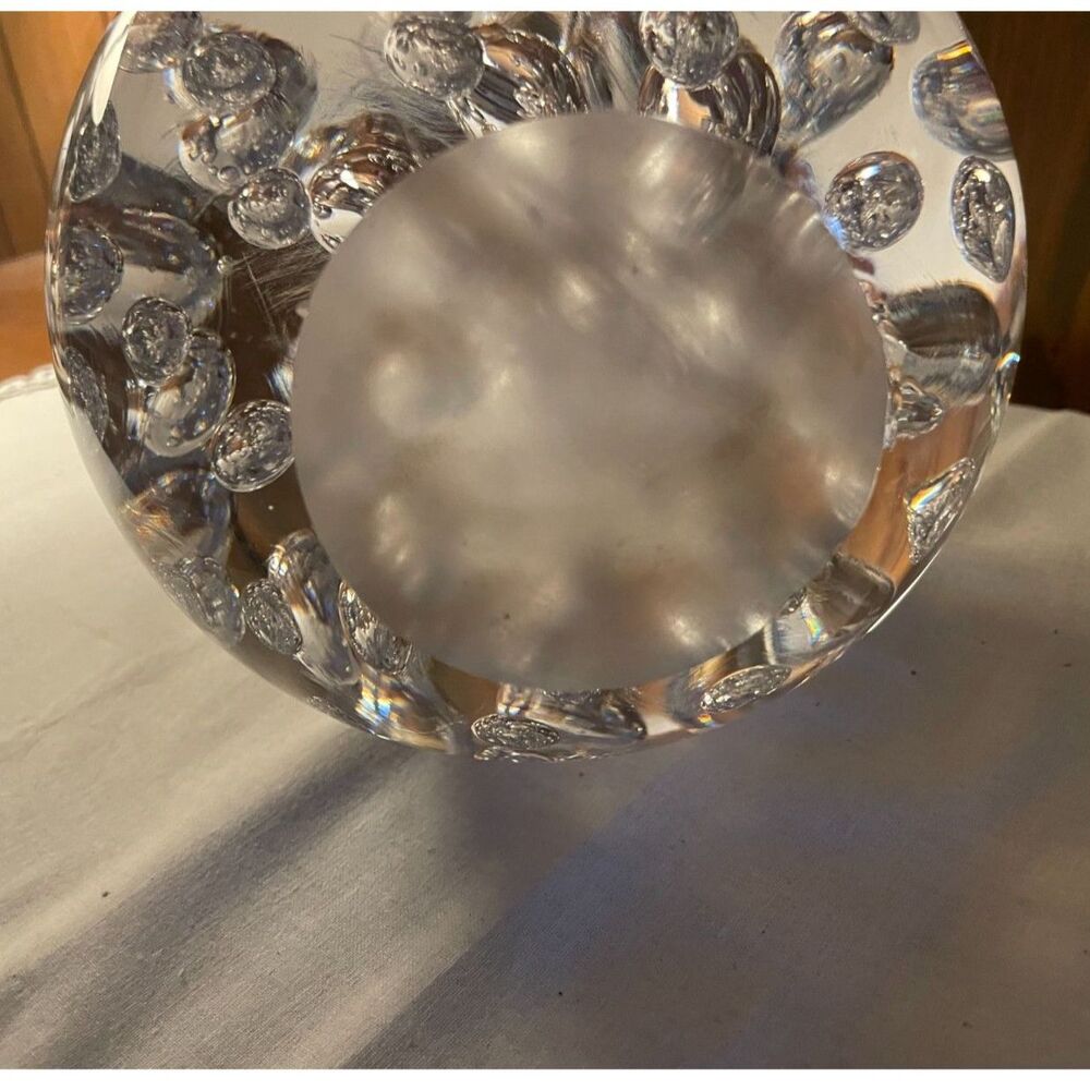 Italian mid-century crystal glass sphere - Picture 5 of 5